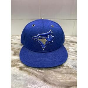 Blue Baseball Cap with Embroidered Logo